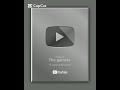 youtube silver plaque