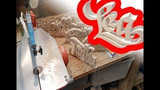 Kaligrafi & Kıl Testere çalışması, Scroll saw, dekupiersäge - Abdurrahman Cesaret