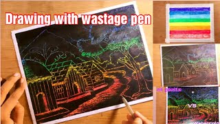 How to draw unique art, Unique drawing scenery, ASA art, Art - Topic