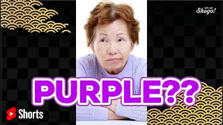 Why Do Elderly in Japan Have PURPLE Hair? #Shorts