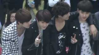 [FANCAM] 120508 EXO-K Busan Fansign Event Ending