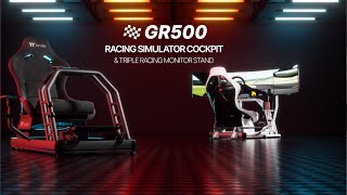 Thermaltake GR500 Racing Simulator Cockpit Black \u0026 Snow - Professional Racing Experience