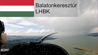 Útvonalrepülés a Balaton felett  - Farkashegy (LHFH) - Balatonkeresztúr (LHBK) - Scheibe Falke SF25E