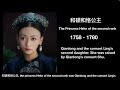 the brief introduction of the emperor qianlong’s daughters