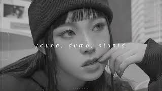 nmixx - young, dumb, stupid (slowed + reverb)