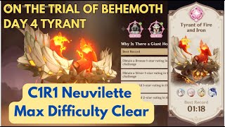 On the Trail of Behemoths DAY 4 Fearless Platinum Clear with Neuvilette