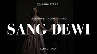 Lyodra - Sang Dewi (Lower Key Karaoke Piano)