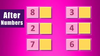 After numbers | Learn Numbers | Numbers 1 to 10 | basic math