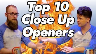 10 Attention Grabbing Close-up Magic Tricks! Top 10 BEST Openers