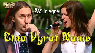 ŽAS feat. Agnė - Eina Vyrai Namo (Official Lyric Video). Lietuviškos Dainos