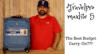 Travelpro Maxlite 5 Spinner...The best budget carry-on spinner???