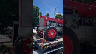 Massey Ferguson 98 with the Detroit and Oliver 2255 with the 3208 Caterpillar, what a pair