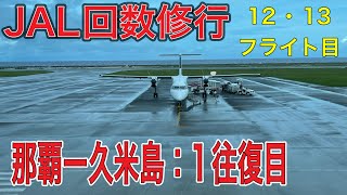 「JGC回数修行」12・13フライト目：那覇ー久米島は修行僧に2番目に人気が高い路線