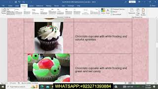 Exp19_Word_Ch08_CapAssessment_Cupcakes | Ch08_CapAssessment_Cupcakes | CapAssessment_Cupcakes