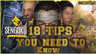 Sengoku Dynasty 18 TIPS you need to know before playing