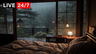 ⛈️Thunderstorm sounds for sleeping | Heavy rainfall in the rainforests of Bali