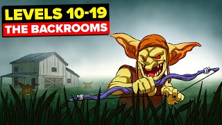 The Backrooms - Levels 10-19 - Surviving The Backrooms (Compilation)