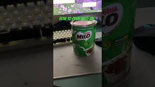 HOW TO OPEN A MILO TIN 🦘🇦🇺 #australia @ashpowers_