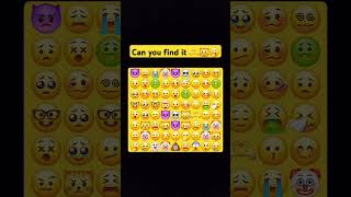 #canyoufind #emoji #shorts  #emojichallenge #findthem #funny #humor #trytofind #finditchallenge