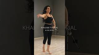 BELLYDANCE TUTORIAL: Khalegee steps by Hale Adhami #khaleeji #bellydance #rakssharki