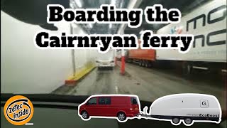 Driving on to the Stena Lines Cairnryan to Belfast ferry (August 6th 2021)