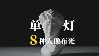 3分钟学会8种人像布光方法