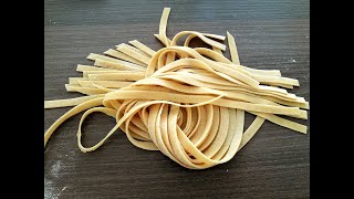 Recette facile de pâtes fraîches maison (tagliatelles)