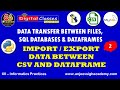 Pandas Tutorial | Import Export DATAFRAME to CSV | csv to data frame | to_csv( )