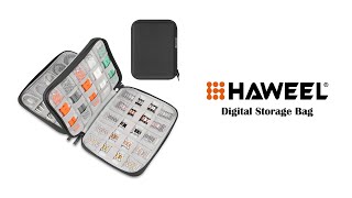 HAWEEL Digital Cable Organizer Box Watch Band Storage Case