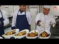 चिकेनलाई कसरी बांधेर पकाउने roasted whole chicken with root vegetables step by step process