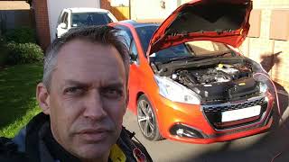 Engine Carbon Clean on a Peugeot 208 GTi (2016 - 43,178 miles)