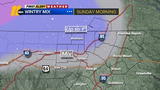 LIVE RADAR | Chilly rain for most, snow for some | NC Weather