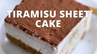 VEGAN TIRAMISU SHEET CAKE | Vegan Richa Recipes