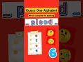 Guess the missing Alphabet  Quiz Game 🤔 #viral #trending #shortsfeed #ytshorts #quizchallenge #games