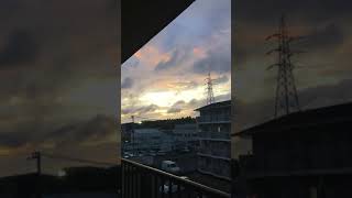 めちゃくちゃ流れるのが速い雲