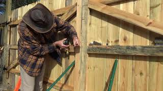 Daily Vlog Putting Barricade Brackets On Our Gates Looks Like A Fort