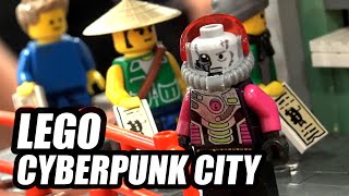 LEGO Cyberpunk Futuristic City Towers
