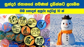 සුන්දර ජපානයේ පමණක් දකින්නට ලැබෙන අපූරු දේවල් 10 ක් මෙන්න | 10 Amazing Things In Japan