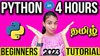 Python Tutorial - Python Full Course for Beginners in Tamil 2025โผ๏ธ#python
