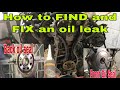 How To Repair Engine Oil Leak Of Toyota Camry