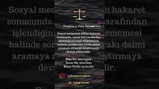 YARGITAY KARARLARI VE HUKUKİ BİLGİLER