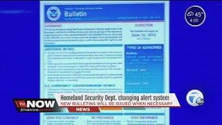 Homeland Security makes changes to U.S. terror alert system