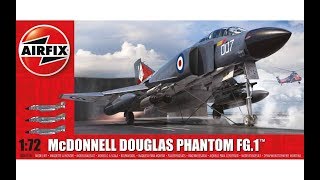 Airfix : McDonnell Douglas Phantom FG.1 : 1/72 Scale Model : In Box Review