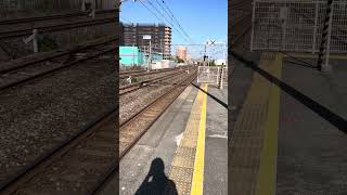 EF81 303銀釜貨物列車 陣原駅通過動画