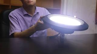 200 watt UFO LED High Bay Light Showing By Engineer from China Factory