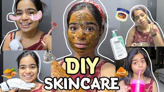 HOMEMADE SKINCARE FOR GLOWING SKIN - ROASTED HALDI SKIN CARE |Real Riddhi 💗