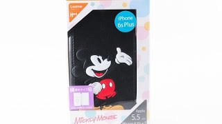 iPhone6 ​​Plus / 6s Plus Disney pop-up leather case Mickey RT-DP8J / MK  91065