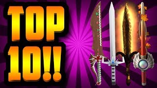 Top 10 Exotics Updated Roblox Assassin - roblox assassin knife pictures