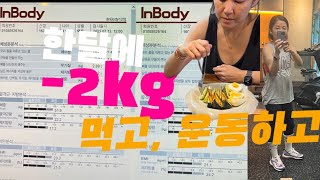 💪🏻🏋🏻‍♂️🚴‍♀️앞으로 2키로만 더 빼자! PT 운동 루틴, 식습관 변화로 건강하고 즐거운 다이어트를 할테야.