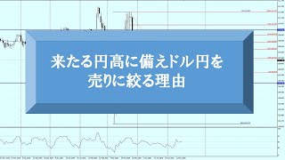 来たる円高に備えドル円を売りに絞る理由【為替　予想】